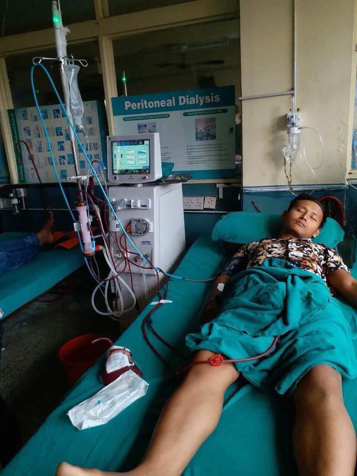 Suresh chhantyal, kidney ka birami सुरेश वचाउन युकेबाट एक लाख