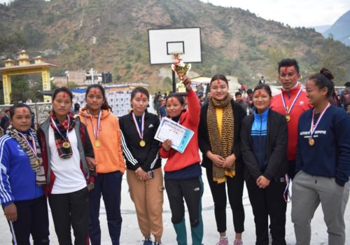 पुरुष भलिबलको उपाधि गलेश्वरले र महिला भलिबलको उपाधि पोखराले जित्यो