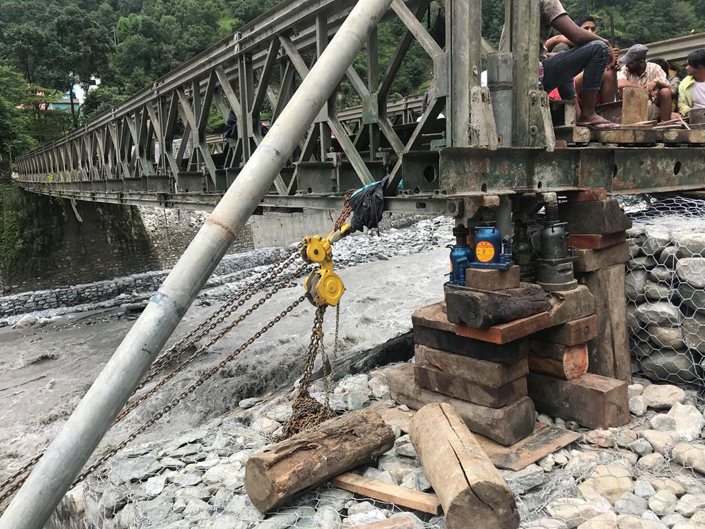galeshwor bridge-punhill यसरी उठ्दैछ, गलेश्वरको बेलिब्रिज