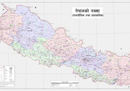 नेपालको प्रस्तावित क्षेत्रफल १,४८,००६.६७ वर्गकिमि