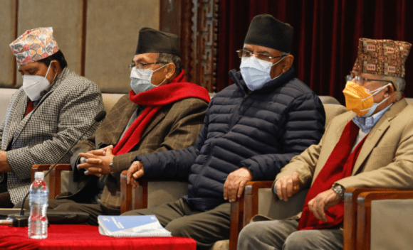 प्रचण्ड–माधव समूहमा पहिलो बरियताको अध्यक्ष माधव नेपाल