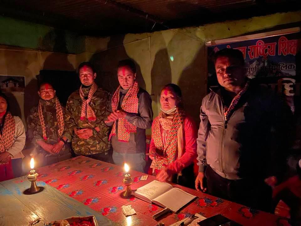नेपाल राष्ट्रिय शिक्षक सङ्गठन अन्नपूर्ण गाउपालिकाकाे अध्यक्षमा बिमल