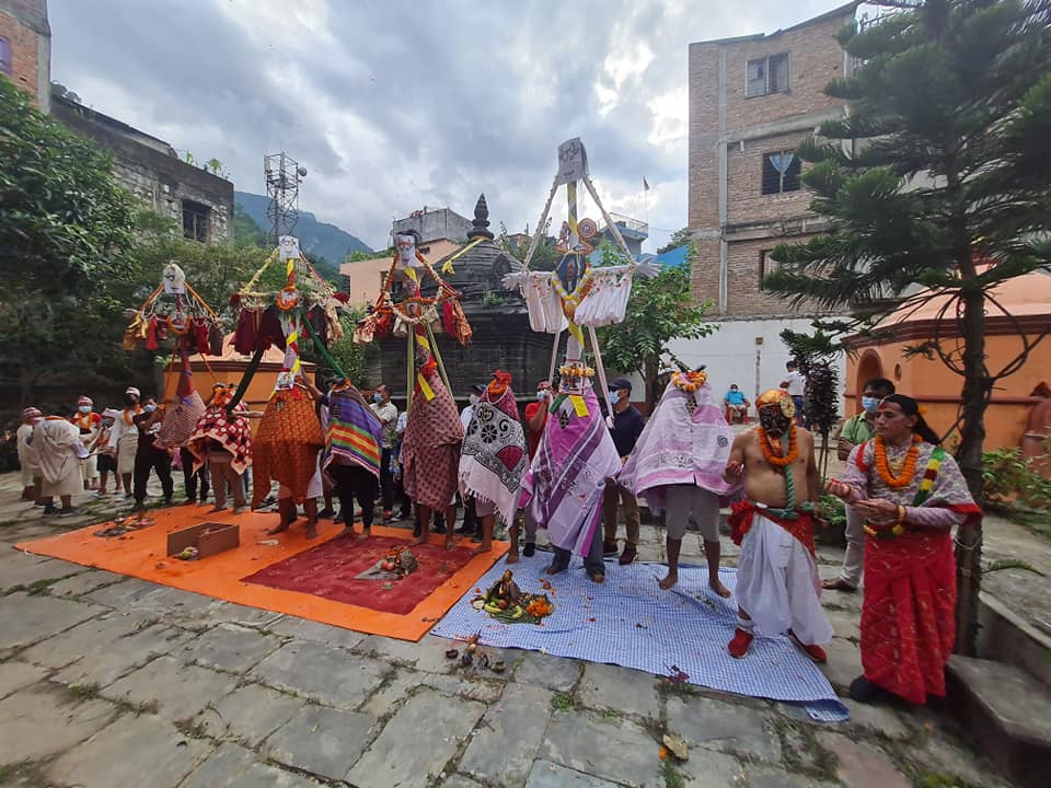 नेवारी संस्कृति : बेनीमा सापारू प्रर्दशन