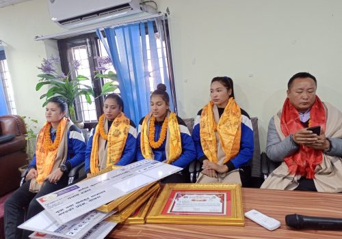 गण्डकीका ४ महिला भलिबल खेलाडी सम्मानित