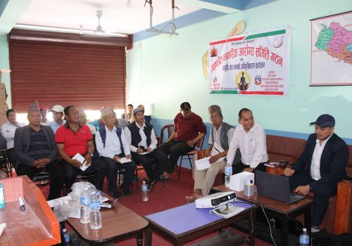 अायुर्वेद स्वास्थ्य सेवा सम्बन्धी अभिमुखिकरण