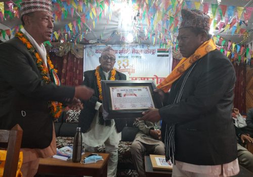 ‘सडकका साथी’ सम्मानित