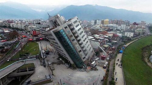 ताइवानमा २४ घण्टामा ३ पटक शक्तिशाली भूकम्प