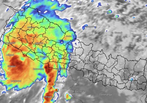 पश्चिम नेपालमा ठूलो पानी पर्न सक्ने चेतावनी, असाेज ८ सम्म अांशिक वर्षाकाे अनुमान