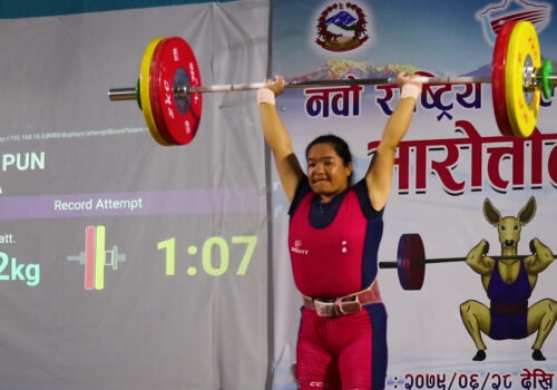 म्याग्दीकी तारादेवीले ६ संस्करणको राष्ट्रिय खेलकुदमा स्वर्ण जितेर इतिहाँस रचिन