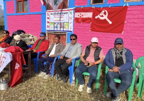 गठवन्धनका उम्मेदवारकाे मुदी, मुना, ताकम र धारापानीमा चुनावी सभा