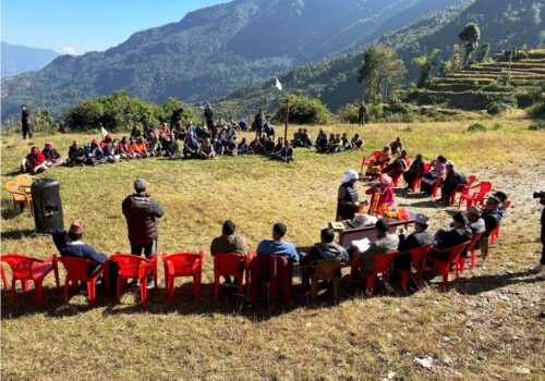 दलका चुनावी सभामा मतदाताको उपस्थिती न्युन