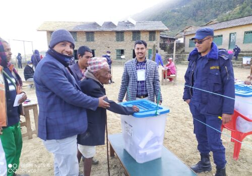 म्याग्दीमा ५८ प्रतिशत र मुस्ताङमा ६६ प्रतिशत मत खस्याे