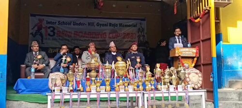१३ औं वेनी बोर्डिङ कप जुनियर फुटवल प्रतियोगिता सुरु