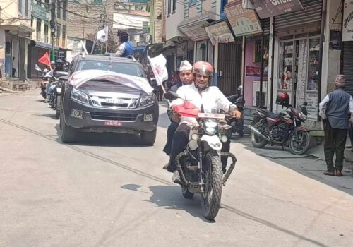 एमाले म्याग्दीले निकाल्यो प्रतिगमन प्रयास विरुद्ध मोटरसाइकल र्‍याली