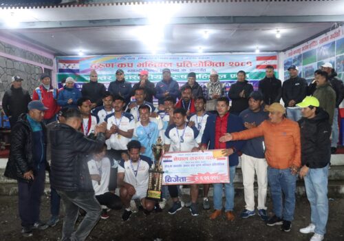 ‘तरूण दल कप’को उपाधि घतान (ए) र महिला तर्फ अन्नपुर्ण प्रथम