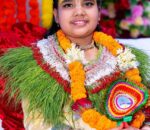 श्री गण्डकी कोटिहोम महायज्ञबाट बाल विदुषी अनुराधा पाण्डेयलाई बिदाई
