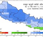 यो वर्षको मनसुनमा अाैषतभन्दा बढी पानी पर्ने संभावना ४५-६५ प्रतिशतसम्म
