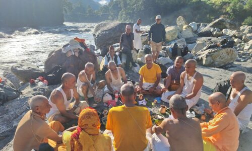 आजदेखी पितृविसर्जन, कालीगण्डकी किनारामा पितृतर्पण