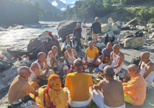 आजदेखी पितृविसर्जन, कालीगण्डकी किनारामा पितृतर्पण
