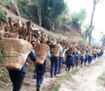 श्रम संस्कृतिमा हुर्केकाे म्याग्दीका जेन-जी पुस्ताका छात्रछात्रा