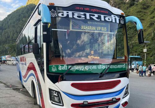 म्याग्दीमा रात्रीकालिन बस सेवा थप प्रतिस्पर्धि बन्दै, थपियाे महारानी यातायात