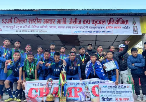 जेसीज कपको उपाधी केबी एकेडेमी दरबाङलाई