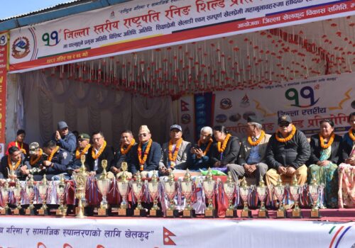 बेनीमा ११ औँ जिल्ला स्तरीय शिल्ड खेलकुद प्रतियोगिता सुरु