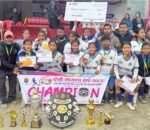 न्यू वेष्टपोइन्ट बन्यो लायन्स छात्रा फुटबल च्याम्पियन