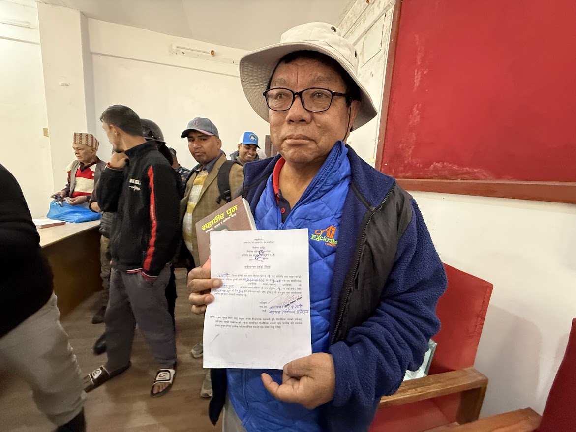 महावीर पुनले आफैलाइ हालेनन भाेट, पहिलो पटक भोट हाल्ने बाचा अधुरै