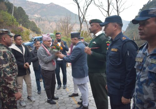 अर्थमन्त्री खनालद्वारा म्याग्दीमा निर्वाचन तयारीको अनुगमन