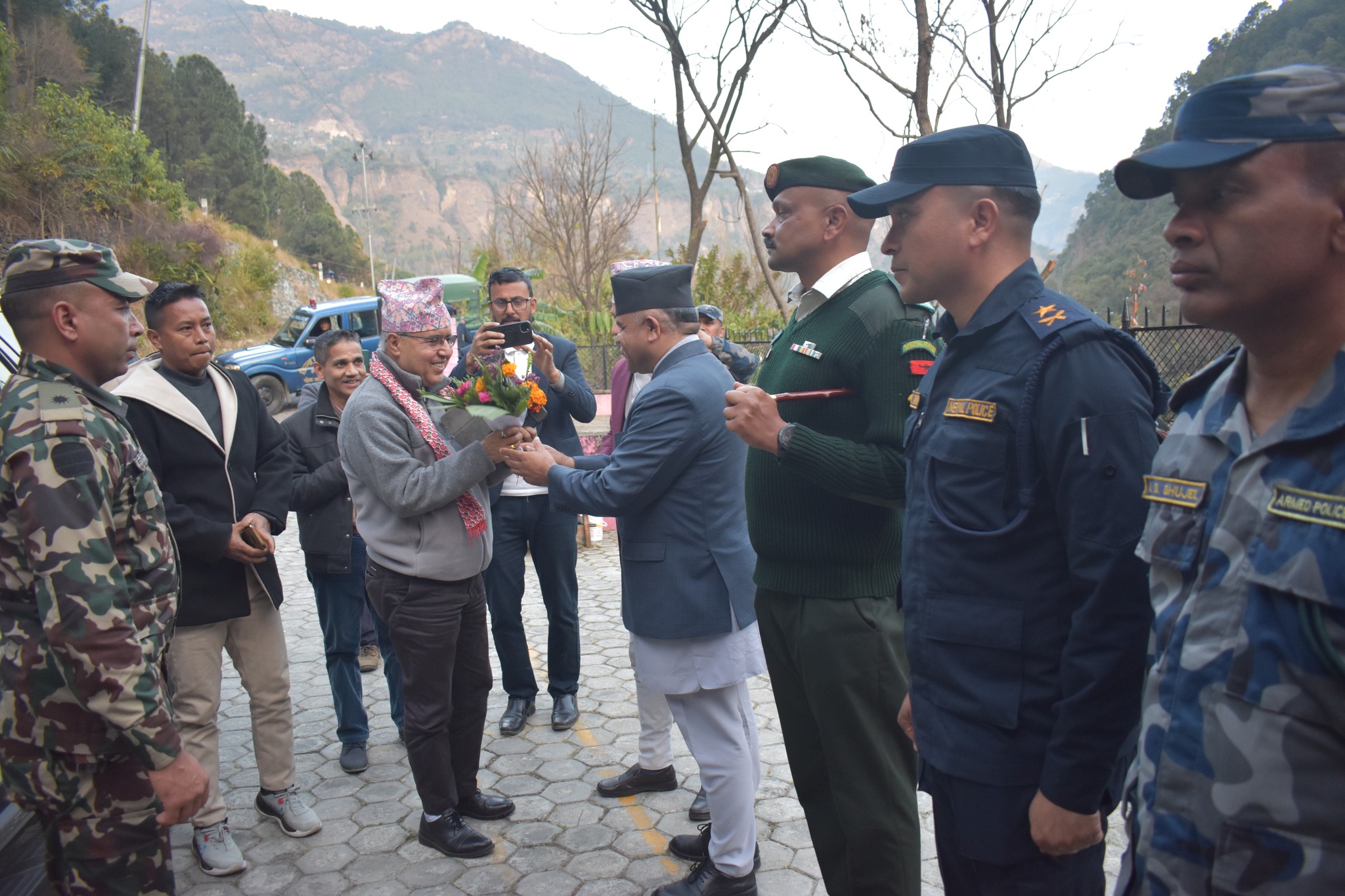 अर्थमन्त्री खनालद्वारा म्याग्दीमा निर्वाचन तयारीको अनुगमन