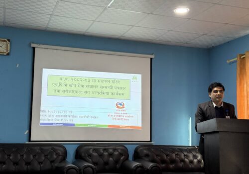 म्याग्दीका ९२३ किशोरीलाई पाठेघरको मुखको क्यान्सर विरुद्ध एचपीभी खोप लगाइदै