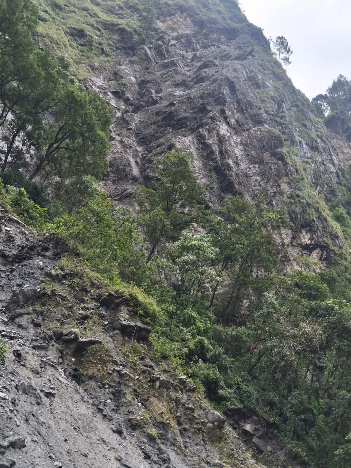 कालीगण्डकीमा पहिरोको जोखिम, ०७२ सालको वैंसरी पहिरोको जस्तै संकेत