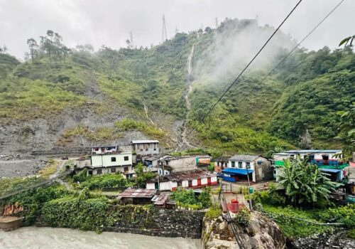 म्याग्दीमा वर्षाको वैज्ञानिक ‘राताे रेखा’ पार, वर्षा सुस्ताए पनि पहिरोको जोखिम यथावत्