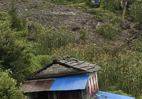 असार २९ सम्म म्याग्दीमा बाढीपहिरोले ८ घर बगे, १२ घरपरिवार उच्च जोखिममा, ७१ जना विस्थापित