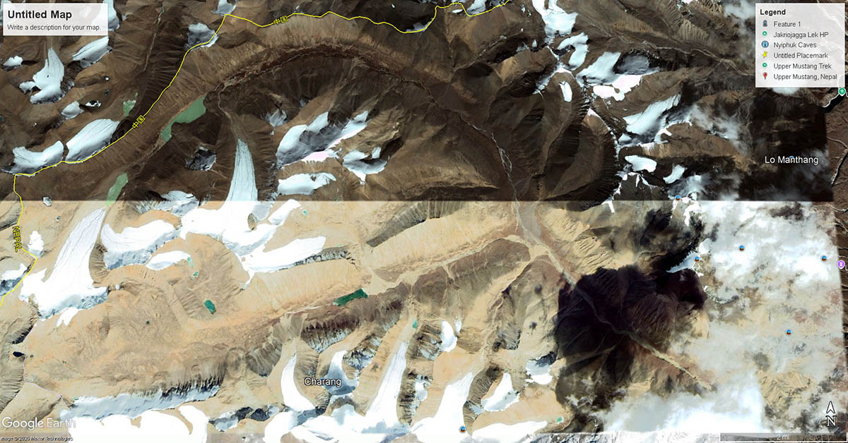 upper mustang himtaal उपल्लाे मुस्ताङमा दुइ दर्जनबढी हिमताल